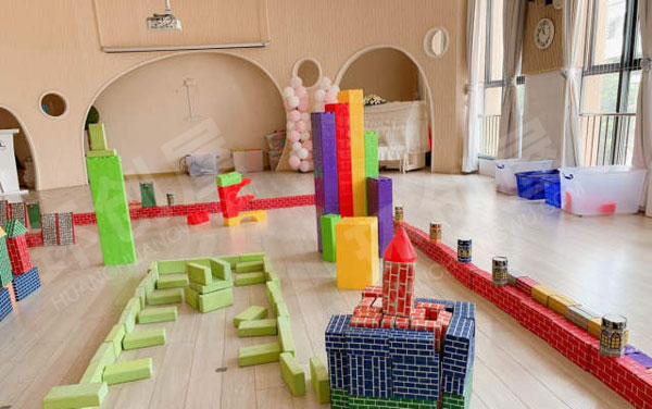 幼儿园建构游戏我们的社区图片