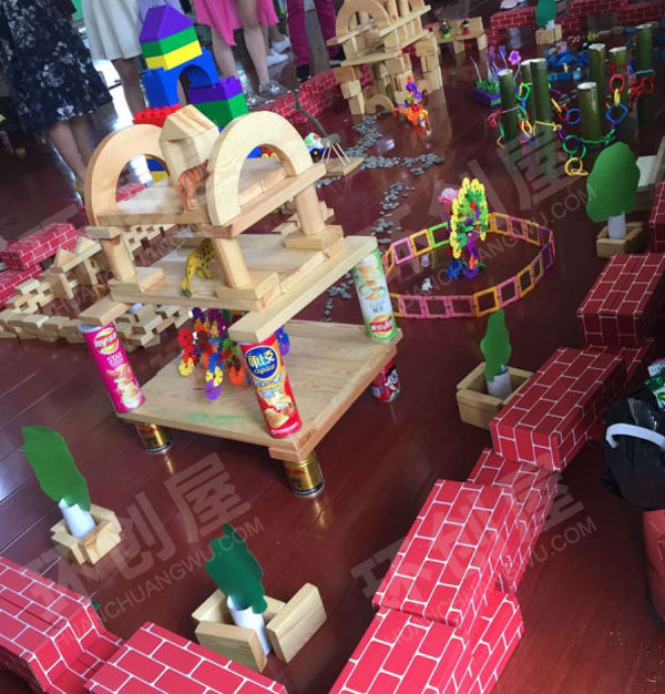 幼儿园各种好看的建构作品图片