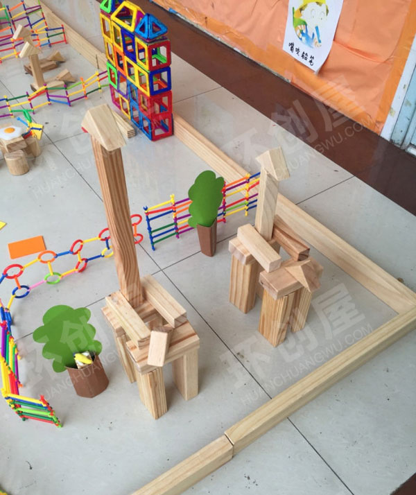 幼儿园各种好看的建构作品图片