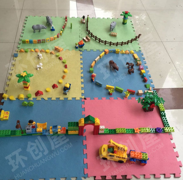 幼儿园各种好看的建构作品图片