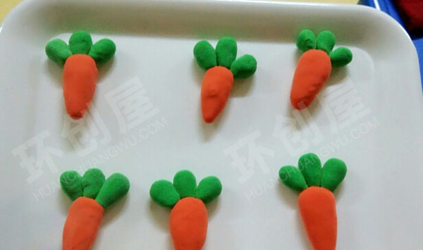 幼儿园手工黏土角色游戏美味食物图片