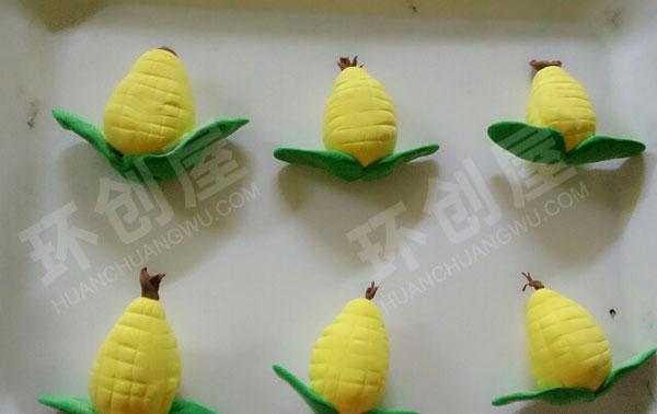 幼儿园手工黏土角色游戏美味食物图片