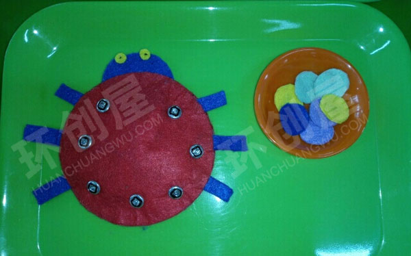 幼儿园益智区不织布日常生活自制教具图片