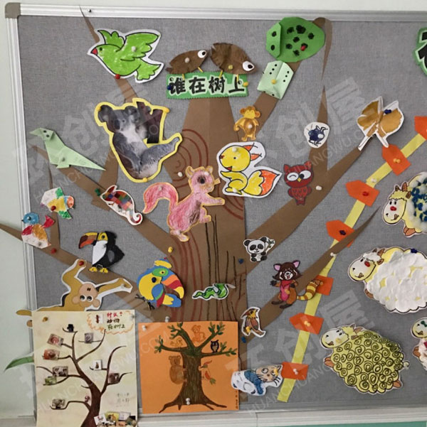 幼儿园在动物园里主题墙图片