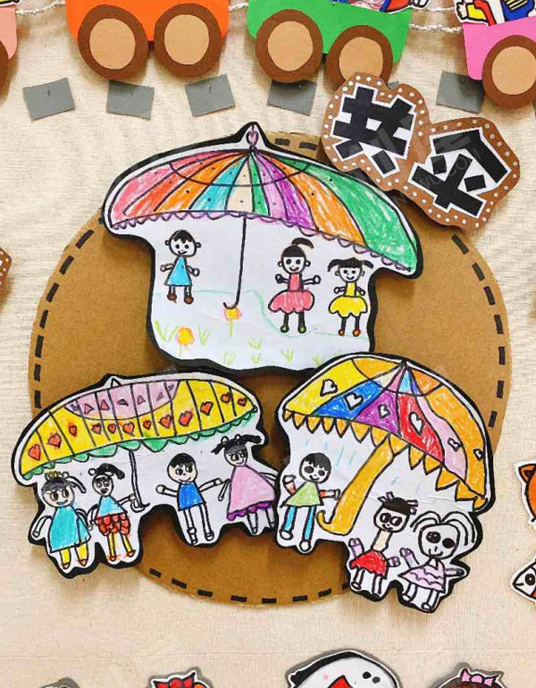 幼儿园墙面布置好朋友图片