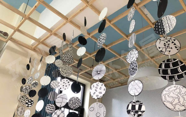 幼儿园线条画吊饰简约ins风图片