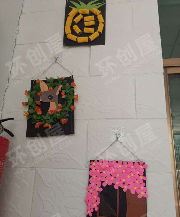 幼儿园手工创意立体画挂饰图片