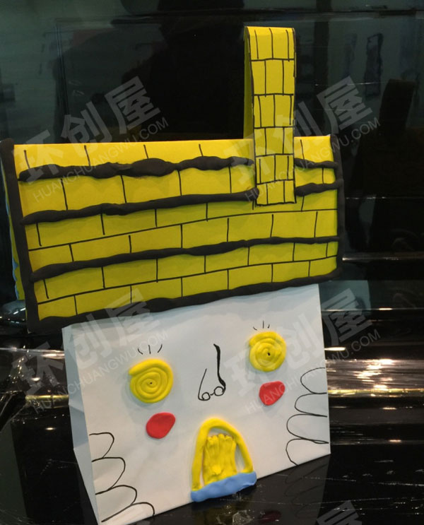 幼儿园纸袋创意作品展示图片