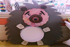 幼儿园美工区撕纸贴画手工小动物图片3张