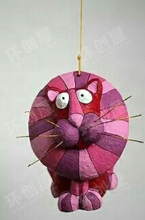 幼儿园美工区废旧报纸纸浆塑形图片