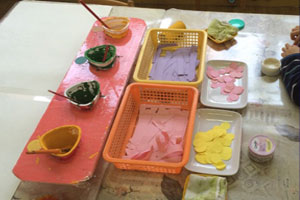 幼儿园科学区颜色操作图片