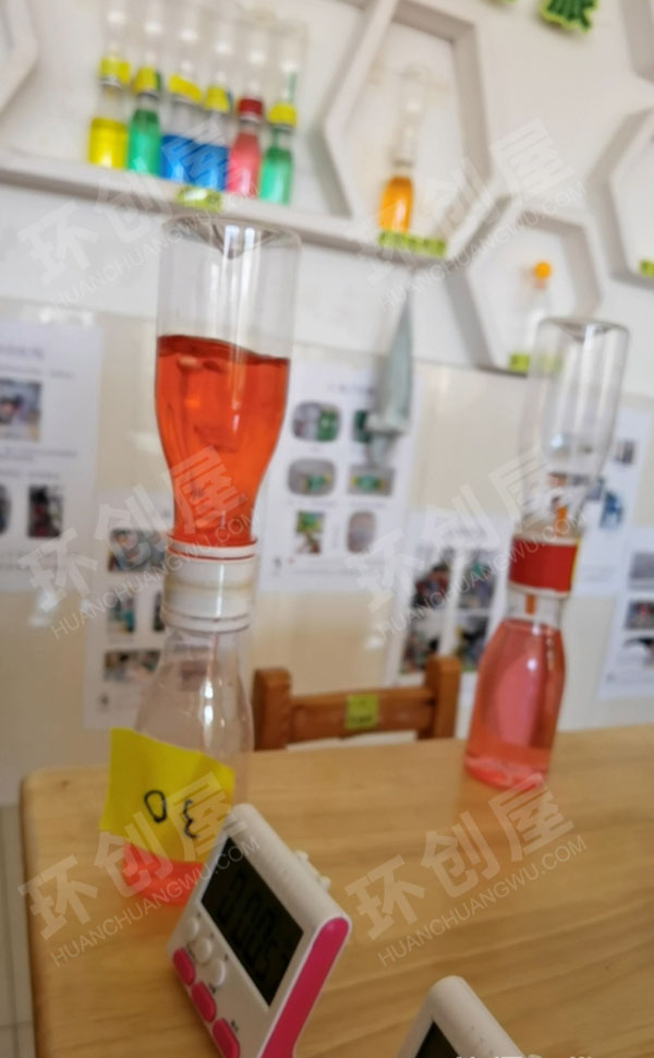幼儿园科学区瓶子的科学之旅图片