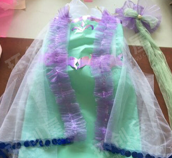 幼儿园角色游戏儿童走秀服装图片