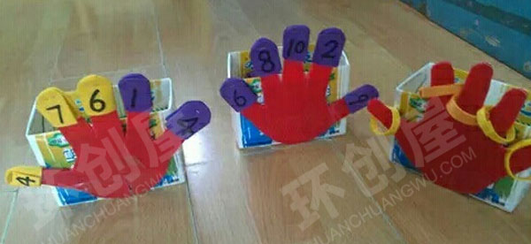 幼儿园益智区自制环创玩具图片