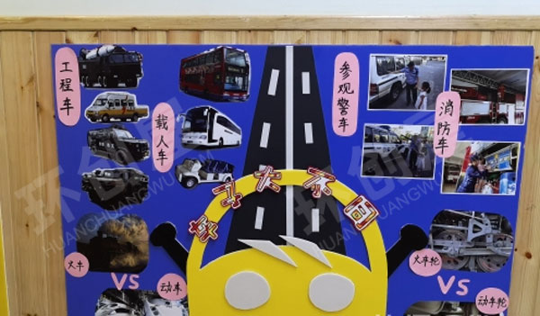 幼儿园汽车嘟嘟嘟主题墙图片