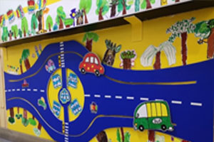 幼儿园汽车嘟嘟嘟主题墙图片5张