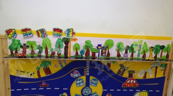 幼儿园汽车嘟嘟嘟主题墙图片