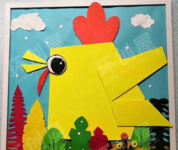 幼儿园墙面布置木板卡通风动物装饰画