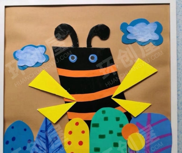 幼儿园墙面布置木板卡通风动物装饰画