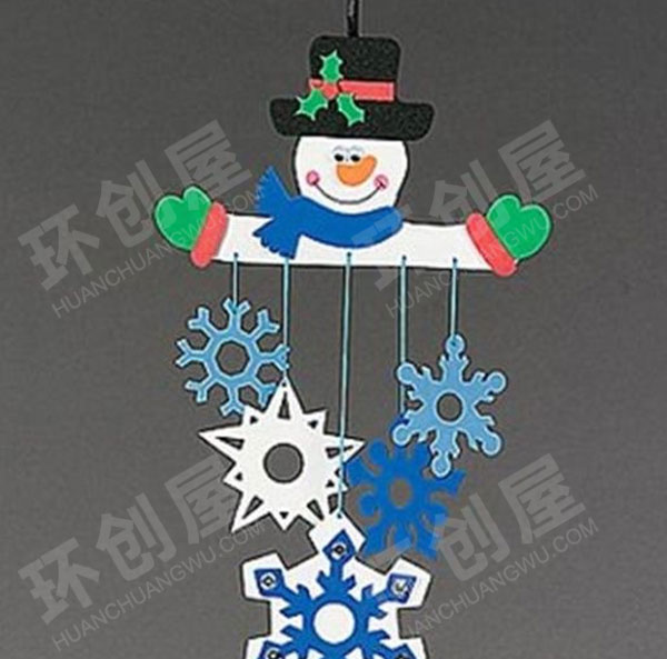 幼儿园手工冬天挂饰图片