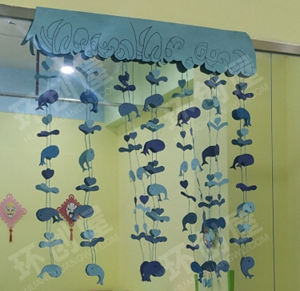 幼儿园手工制作海豚挂饰图片