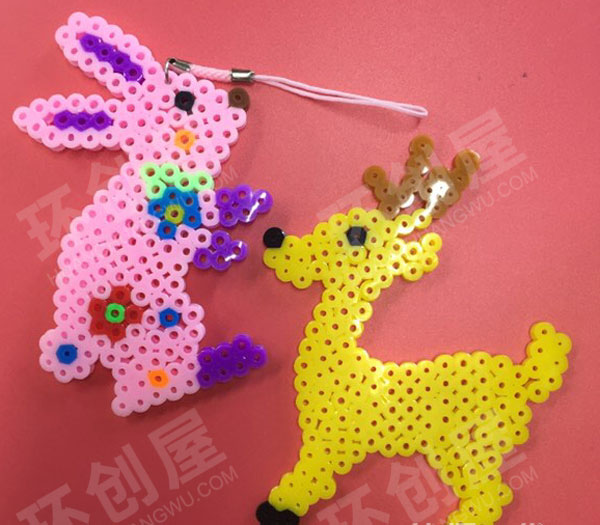 幼儿园自制卡通动物小挂饰图片