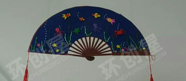 幼儿园走廊手工制作中国风大气漂亮挂饰图片