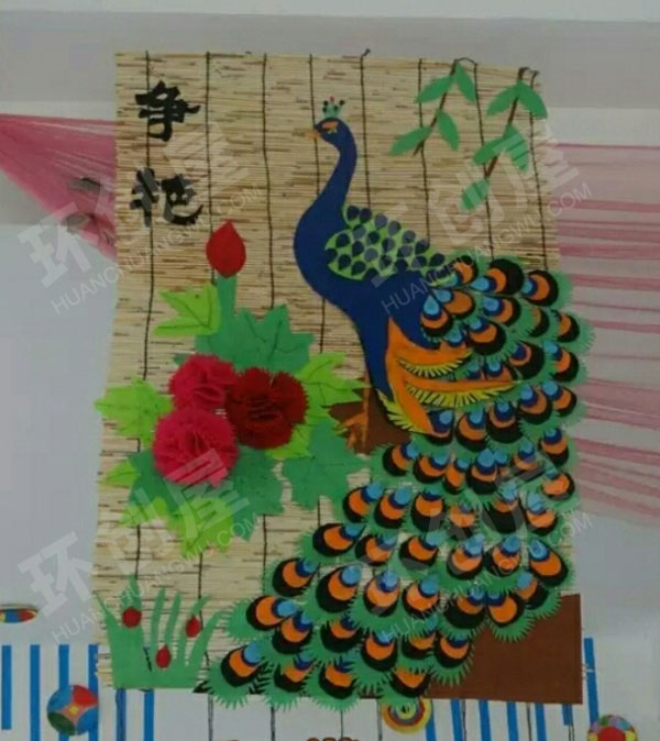 幼儿园走廊手工制作中国风大气漂亮挂饰图片