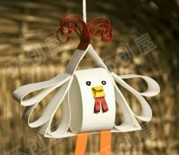幼儿园废物利用制作各种手工走廊摆件图片