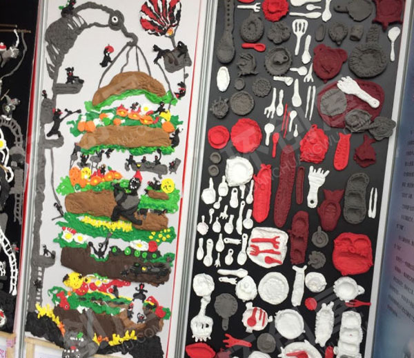 幼儿园奇思妙想美术画展作品展示图片