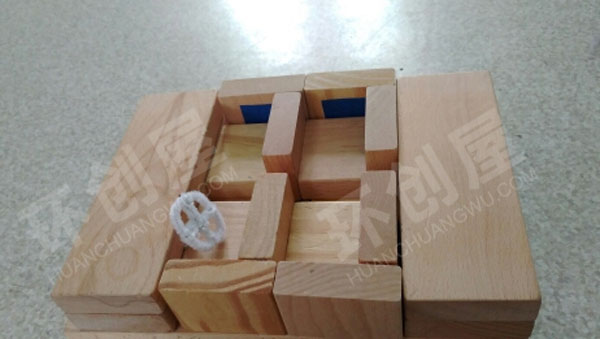 幼儿园建构区原木积木车子图片