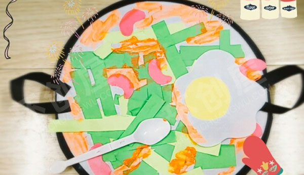 幼儿园美工区创意美术意大利面图片
