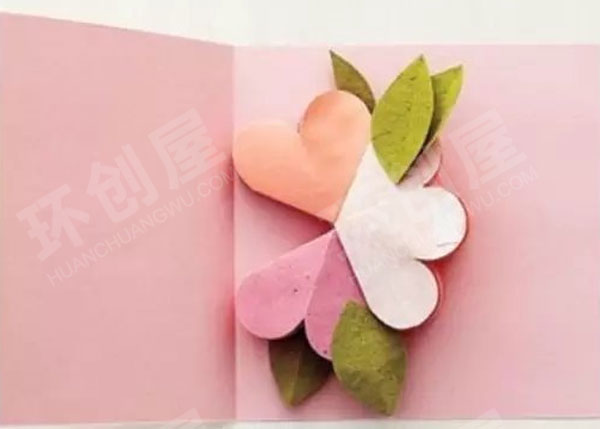 幼儿园美工区新年元旦DIY立体花朵贺卡图片