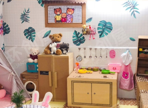 幼儿园角色游戏三只熊的家图片