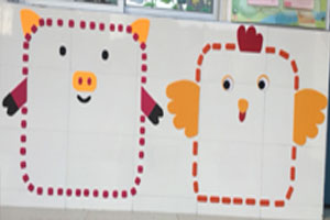 幼儿园可爱的小动物主题墙边框图片5张