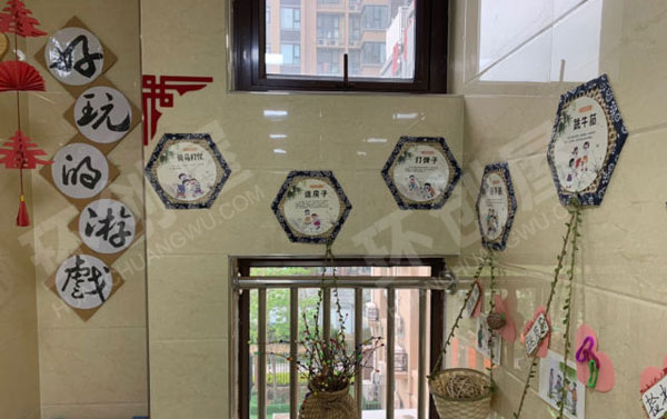 幼儿园民间游戏小竹篮吊饰图片