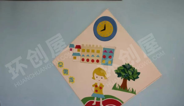 幼儿园走廊墙面环创时间都去哪了图片