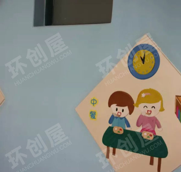 幼儿园走廊墙面环创时间都去哪了图片