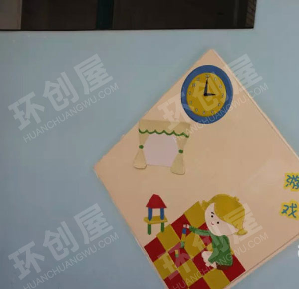 幼儿园走廊墙面环创时间都去哪了图片