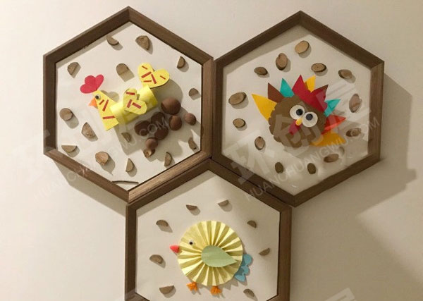 幼儿园走廊墙面装饰各种卡通动物图片