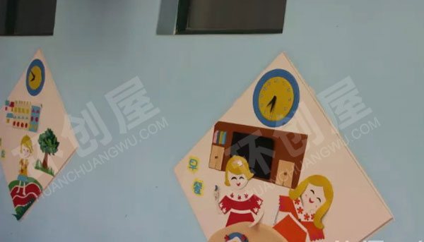 幼儿园走廊墙面环创时间都去哪了图片