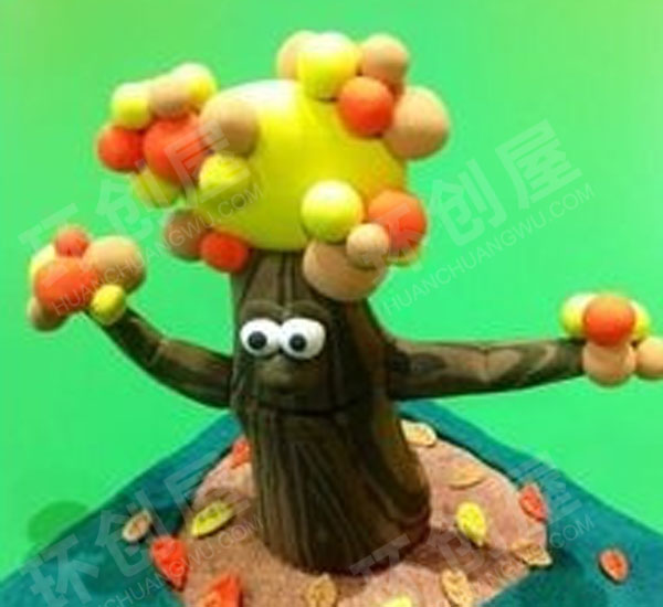 幼儿园彩泥创意作品展示图片