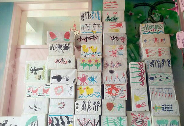 幼儿园中国文化儿童国画作品展示图片