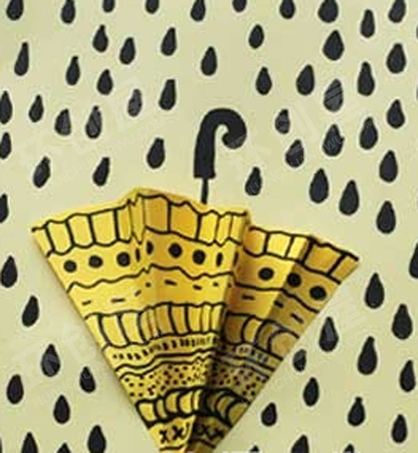 幼儿园美工区雨天创意雨伞图片