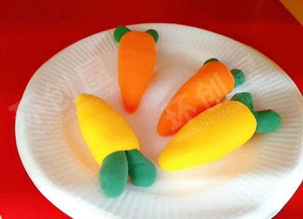 幼儿园角色游戏娃娃家粘土食物图片