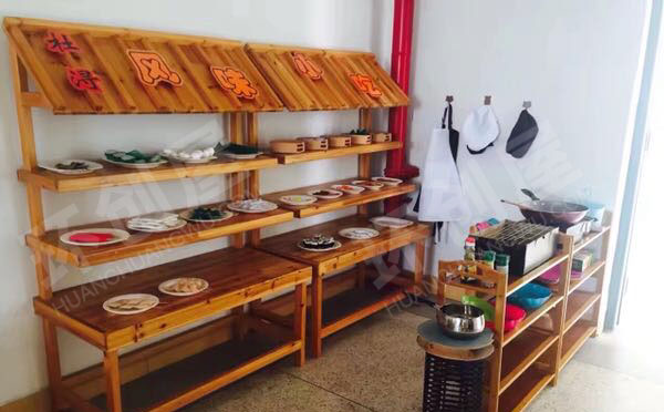 幼儿园角色游戏小餐厅各种小吃图片