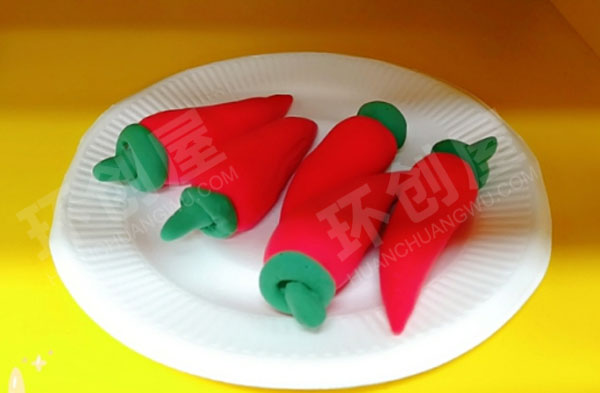 幼儿园角色游戏娃娃家粘土食物图片
