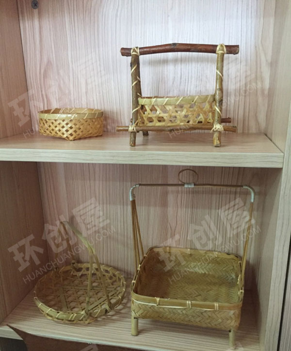 幼儿园角色游戏竹编筐文化图片