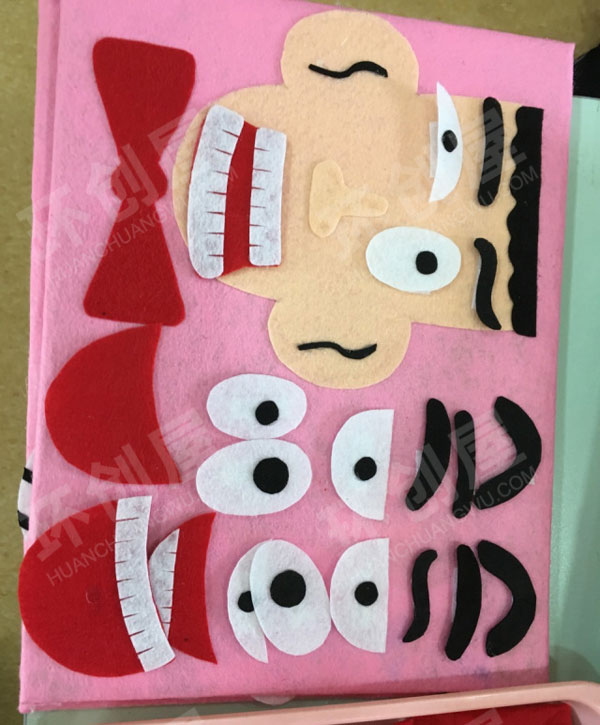 幼儿园益智区区角材料不织布玩教具图片
