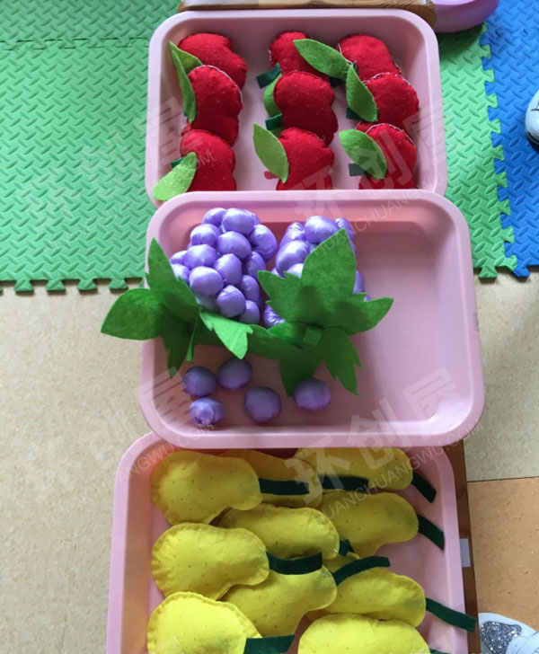 幼儿园益智区区角材料不织布玩教具图片